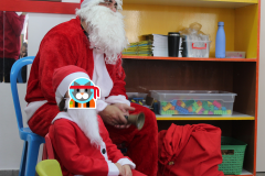 Santa and Mini-Santa